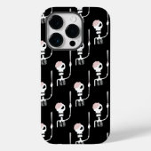 Halloween skelet met een zwaard Case-Mate iPhone case (Achterkant)