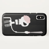 Halloween skelet met een zwaard Case-Mate iPhone case (Achterkant (horizontaal))