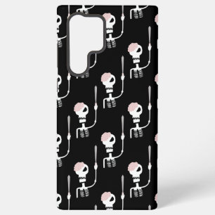 Halloween skelet met een zwaard samsung galaxy hoesje