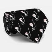 Halloween skelet met een zwaard stropdas (Opgerold)