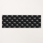 Halloween skelet met een zwaard yogamat (Voorkant (horizontaal))