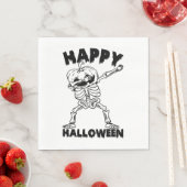 Halloween Skelet met Pompoen - Happy Halloween Servet (Insitu)