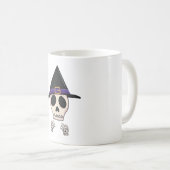 Halloween Skelet ontwerp, Spooky Halloween Koffiemok (Voorkant rechts)