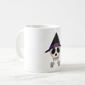 Halloween Skelet ontwerp, Spooky Halloween Koffiemok (Voorkant links)