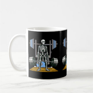 Halloween Skelet Overheidsagentschapdlift Grappig Koffiemok