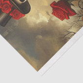 Halloween Skelet Paar Decoupage Tissuepapier (Detail)