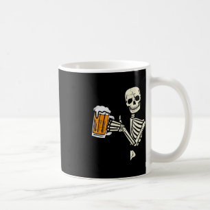 Halloween Skelet Papa Grappig Lazy Skull Kostuum P Koffiemok