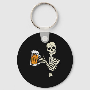 Halloween Skelet Papa Grappig Lazy Skull Kostuum P Sleutelhanger
