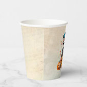 Halloween Skelet Paper cup Papieren Bekers (Rechts)