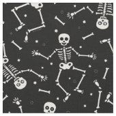 Halloween Skelet Patroon Stof (Close Up)