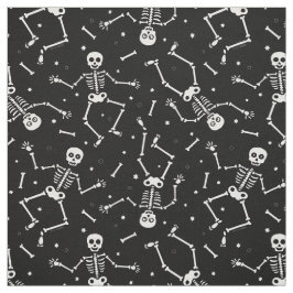 Halloween Skelet Patroon Stof