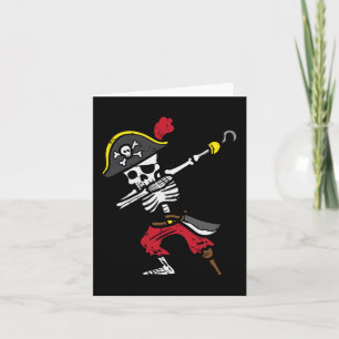 Halloween Skelet Pirate Dab Kostuum Jongen Kinder  Kaart