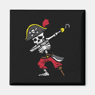 Halloween Skelet Pirate Dab Kostuum Jongen Kinder Magneet