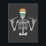 Halloween Skelet Rock Hand Drummen Briefkaart<br><div class="desc">Halloween Skelet Rock Hand Drummer Drummen Grafisch ontwerp Cadeaukaart Standaard Postkaart Klassieke Collectie.</div>