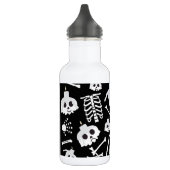 Halloween Skelet Schedel Botten Waterfles (Links)