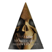 Halloween Skelet Schedel Spooky Familienaam Feesthoedjes (Voorkant)