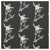 halloween skelet skateboard wit stof (Swatch)