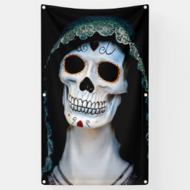 Halloween Skelet Spandoek