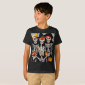 Halloween Skelet T-shirt (Voorkant volledig)
