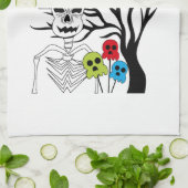 halloween skelet theedoek (Gevouwen)