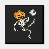 Halloween Skelet Voetbal Football Kostuum Jongen K Magneet (Voorkant)
