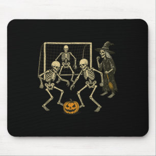 Halloween Skelet Voetbal Heksen Coach Griezelige S Muismat