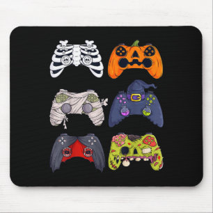 Halloween Skelet Zombie Gaming Controllers Mumie Muismat