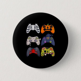 Halloween Skelet Zombie Gaming Controllers Mummie Ronde Button 5,7 Cm