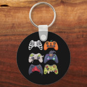 Halloween Skelet Zombie Gaming Controllers Mummie Sleutelhanger (Voorkant)