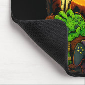 Halloween Skelet Zombie Mumie Gamecontroller Muismat (Hoek)