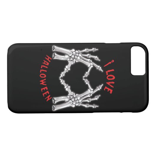 Halloween Skeletale Handen Hart Grappig Gezegde Case-Mate iPhone Case (Achterkant (Horizontaal))