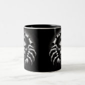 Halloween Skeleton 3D Mug Tweekleurige Koffiemok (Center)
