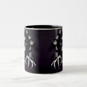Halloween Skeleton 3D Mug Tweekleurige Koffiemok (Center)