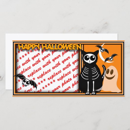 Halloween Skeleton Animals Gang (Voorkant / Achterkant)