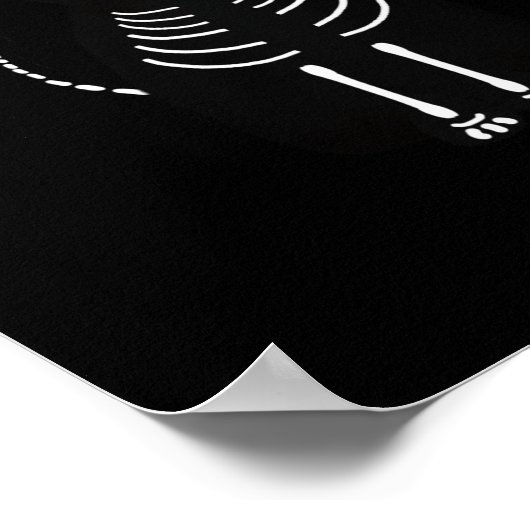 Halloween Skeleton Animals Gang Poster (Hoek)