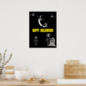 Halloween Skeleton Animals Gang Poster (Keuken)