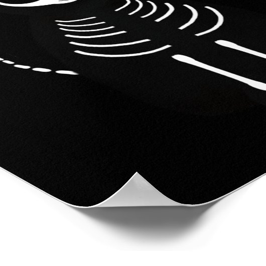 Halloween Skeleton Animals Gang Poster (Hoek)