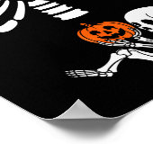 Halloween Skeleton Baby Rib Cage Maternity Pregnan Poster (Hoek)