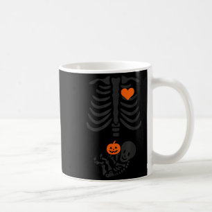 Halloween Skeleton Baby Rib Cage Zwanger Pompoen Koffiemok