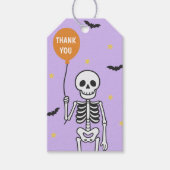 Halloween Skeleton Balloon Dank u Cadeaulabel (Voorkant)