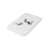 Halloween Skeleton Basketball Player Costuum Skull Badmat (Gekanteld)