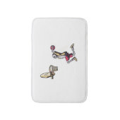 Halloween Skeleton Basketball Player Costuum Skull Badmat (Voorkant Verticaal)