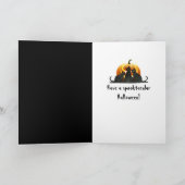 Halloween Skeleton Black Kaart (Binnen)