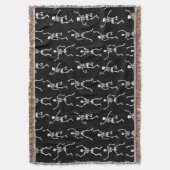 Halloween Skeleton Blanket Deken (Voorkant Verticaal)