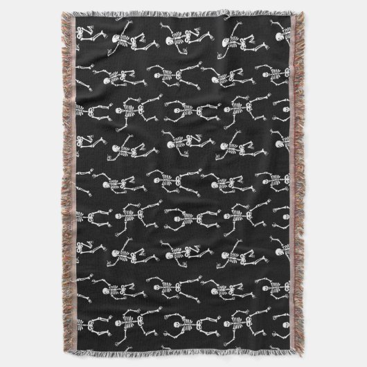 Halloween Skeleton Blanket Deken (Voorkant Verticaal)