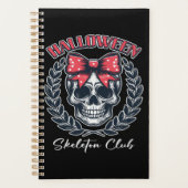 Halloween Skeleton Club Planner (Voorkant)