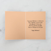 Halloween Skeleton Concert Kaart (Binnen)