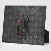 Halloween Skeleton Couple Fotoplaat (Zijkant)