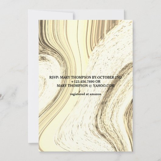 Halloween Skeleton Couple Gothic Wedding Kaart (Achterkant)