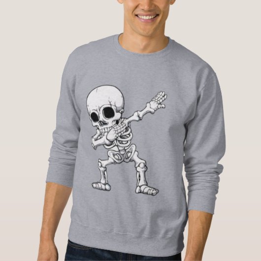Halloween Skeleton Dabbing T-shirt (Voorkant)